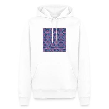 Chinesisches Muster - Männer Premium Bio Hoodie - Weiß - Vorne - Nico (187cm)