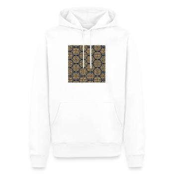 Modèle chinois - Sweat à capuche Premium bio Homme - blanc - Devant - Nico (187cm)