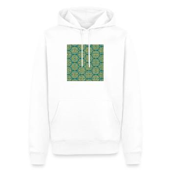 Chinesisches Muster - Männer Premium Bio Hoodie - Weiß - Vorne - Nico (187cm)