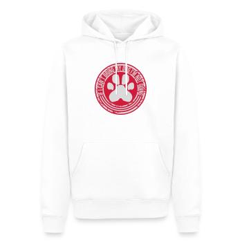 bring my dog quote - Men’s Premium Organic Hoodie - white - Front - Nico (187cm)