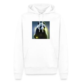 Un panda pour tous les cœurs - Sweat à capuche Premium bio Homme - blanc - Devant - Nico (187cm)