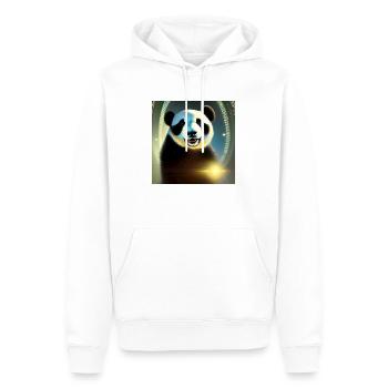 Un panda pour tous les cœurs - Sweat à capuche Premium bio Homme - blanc - Devant - Nico (187cm)