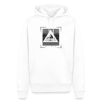 Magische Berge - Männer Premium Bio Hoodie - Weiß - Vorne - Nico (187cm)