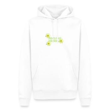 Feeling Fresh fühle mich frisch - Männer Premium Bio Hoodie - Weiß - Vorne - Nico (187cm)