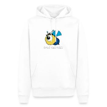 Rettet die Bienen - Männer Premium Bio Hoodie - Weiß - Vorne - Nico (187cm)