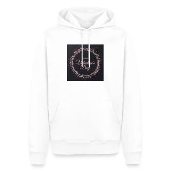 Liebe - Männer Premium Bio Hoodie - Weiß - Vorne - Nico (187cm)