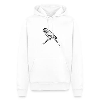 Budgerigar Bird propriétaire Cockatiel Bird - Sweat à capuche Premium bio Homme - blanc - Devant - Nico (187cm)