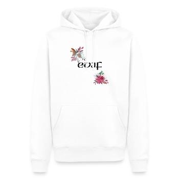 Personalisierter Junggesellenabschied - Männer Premium Bio Hoodie - Weiß - Vorne - Nico (187cm)