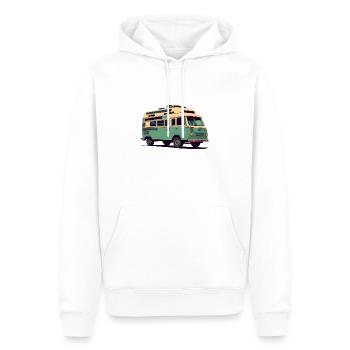 Dein Camper Liebling - Männer Premium Bio Hoodie - Weiß - Vorne - Nico (187cm)