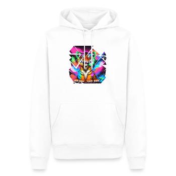 Tiger Cub of joy - Men’s Premium Organic Hoodie - white - Front - Nico (187cm)