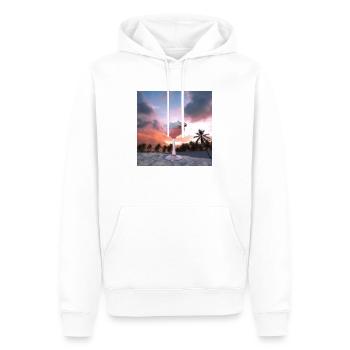 Cocktail 1 Geschenk - Männer Premium Bio Hoodie - Weiß - Vorne - Nico (187cm)