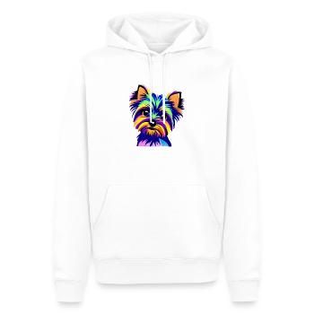 Terrier Chien Chien Propriétaire Chien Chiens Propriétaire de Chien Propriétaire de Chien - Sweat à capuche Premium bio Homme - blanc - Devant - Nico (187cm)