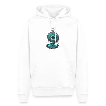 Navi Diver Navigation Plongée Scuba Hero - Sweat à capuche Premium bio Homme - blanc - Devant - Nico (187cm)