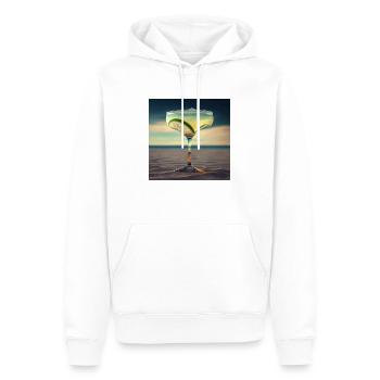 Cocktail 5 Geschenk - Männer Premium Bio Hoodie - Weiß - Vorne - Nico (187cm)