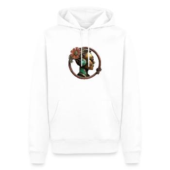 Robo Fantasy - Männer Premium Bio Hoodie - Weiß - Vorne - Nico (187cm)