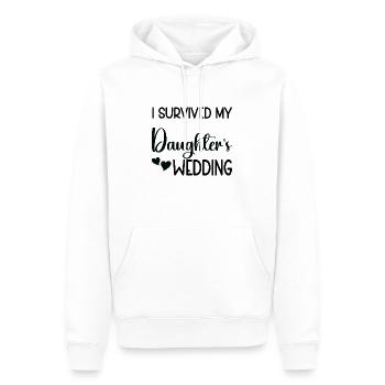 I survived my Daughter´s Wedding - Männer Premium Bio Hoodie - Weiß - Vorne - Nico (187cm)