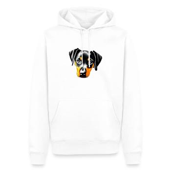 Doberman Dog Doberman Trainer Doberman Puppy - Men’s Premium Organic Hoodie - white - Front - Nico (187cm)