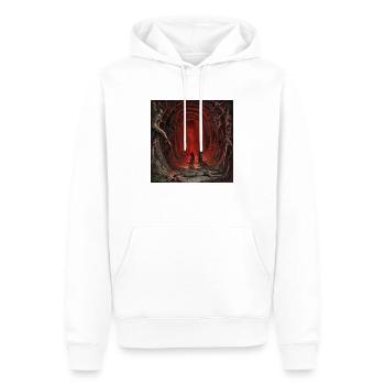 Inferno - Epic Poem of a Journey - Männer Premium Bio Hoodie - Weiß - Vorne - Nico (187cm)