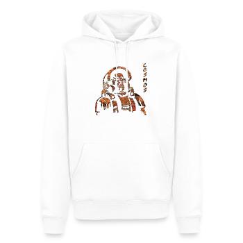 Zombie Monster Wariors Soladat Horror Schädel tot - Männer Premium Bio Hoodie - Weiß - Vorne - Nico (187cm)
