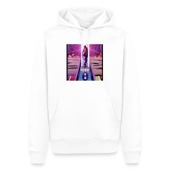 Die Heilige - Männer Premium Bio Hoodie - Weiß - Vorne - Nico (187cm)