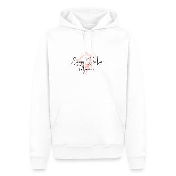 Équipe de la mariée floral - Sweat à capuche Premium bio Homme - blanc - Devant - Nico (187cm)