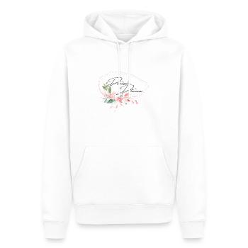 Demoiselle d'honneur - Sweat à capuche Premium bio Homme - blanc - Devant - Nico (187cm)
