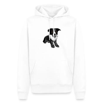 Hunde Hundeliebhaber Border Collie Hundehalter - Männer Premium Bio Hoodie - Weiß - Vorne - Nico (187cm)