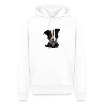 Hundehalter Hunde Border Collie Hundeliebhaber - Männer Premium Bio Hoodie - Weiß - Vorne - Nico (187cm)
