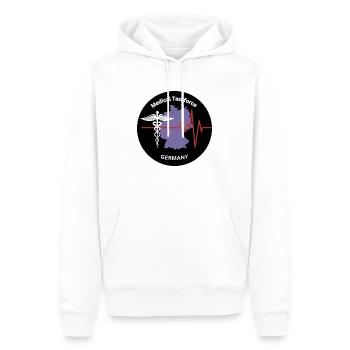 Groupe de travail médical Allemagne - Sweat à capuche Premium bio Homme - blanc - Devant - Nico (187cm)