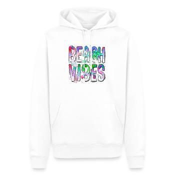 Été surf croatie plage paradis ambiance de fête - Sweat à capuche Premium bio Homme - blanc - Devant - Nico (187cm)
