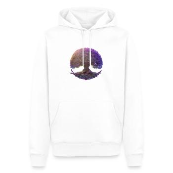 Lebensbaum Meditation Baum des Lebens Yoga - Männer Premium Bio Hoodie - Weiß - Vorne - Nico (187cm)