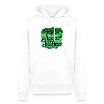 Été surf croatie plage paradis ambiance de fête États-Unis - Sweat à capuche Premium bio Homme - blanc - Devant - Nico (187cm)