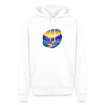 Mountains Hiking Mountain Hiking Hiking Mountain Hikers - Men’s Premium Organic Hoodie - white - Front - Nico (187cm)