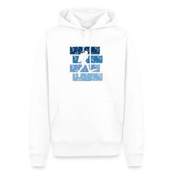 Plongée sous marine cadeau Vintage - Sweat à capuche Premium bio Homme - blanc - Devant - Nico (187cm)