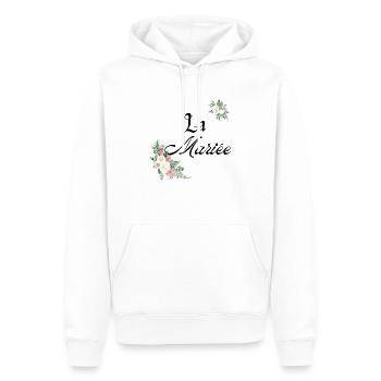 La mariée - Sweat à capuche Premium bio Homme - blanc - Devant - Nico (187cm)