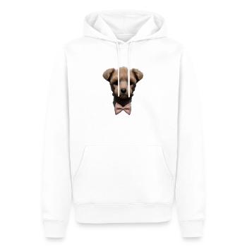 Caniche Chien Propriétaire Chien Chiot Chien Amour Caniche Chiot - Sweat à capuche Premium bio Homme - blanc - Devant - Nico (187cm)