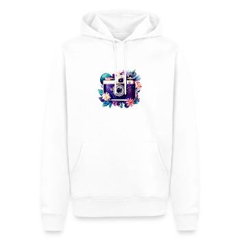 Fotograf Fotografen lustig Fotografieren Kamera - Männer Premium Bio Hoodie - Weiß - Vorne - Nico (187cm)