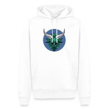 Zodiac - Star Sign - Capricorn - pos - Männer Premium Bio Hoodie - Weiß - Vorne - Nico (187cm)