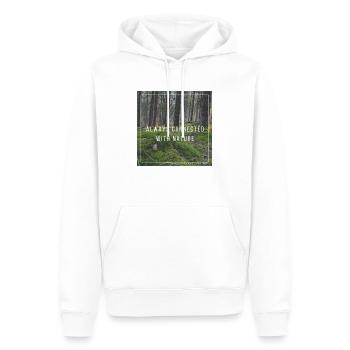 PilzCoachBadenweiler Always connected 1 - Männer Premium Bio Hoodie - Weiß - Vorne - Nico (187cm)