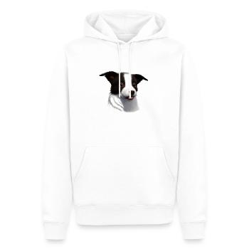 Border Collie Dogs Dog Lovers Dog Owners - Sweat à capuche Premium bio Homme - blanc - Devant - Nico (187cm)