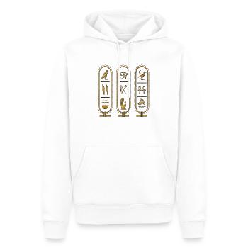 Ägypten Ägypten Isis Pharaonen Pharaonen Pyramide Afrika - Männer Premium Bio Hoodie - Weiß - Vorne - Nico (187cm)