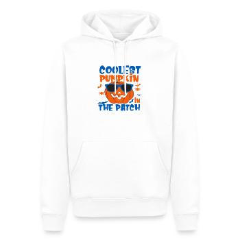 Coolest Pumpkin in the Patch - Men’s Premium Organic Hoodie - white - Front - Nico (187cm)