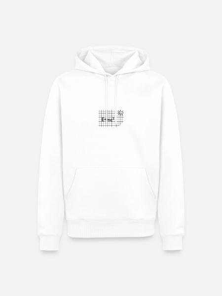 E=mc2 - Männer Premium Bio Hoodie - Weiß