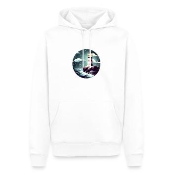 Sommerurlaub Palmen Insel Sonne Palme Strand - Männer Premium Bio Hoodie - Weiß - Vorne - Nico (187cm)