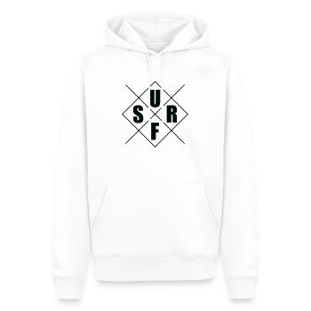 Surfing Surfboard Surfer Water Sports - Men’s Premium Organic Hoodie - white - Front - Nico (187cm)