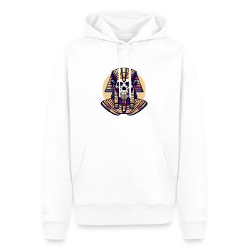 L’amour de Pharaon - Sweat à capuche Premium bio Homme - blanc - Devant - Nico (187cm)