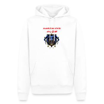 Clown - Männer Premium Bio Hoodie - Weiß - Vorne - Nico (187cm)