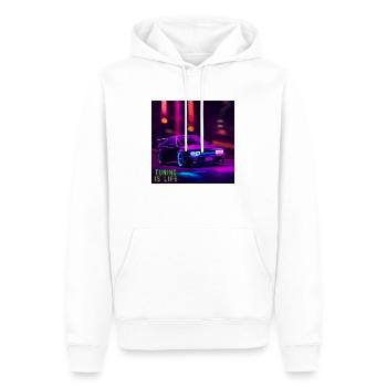 Tuning Voitures - Sweat à capuche Premium bio Homme - blanc - Devant - Nico (187cm)