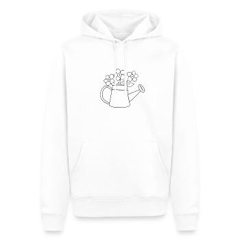Blume Geschenk Blumen Garten Hobbygärtner Gärtner - Männer Premium Bio Hoodie - Weiß - Vorne - Nico (187cm)