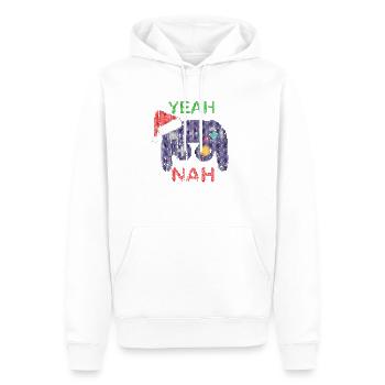 Ja nein Ugly Christmas Gaming - Männer Premium Bio Hoodie - Weiß - Vorne - Nico (187cm)